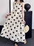 Polka Dot Sleeveless Maxi Dress