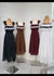 Polka Dot Ruffle Sleeveless Maxi Dress