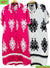 Short Sleeve Printed Button Down Collar Dress