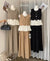 2- Piece Set, Half Sleeve Button Up Top With Trouser
