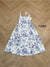 Sleeveless Square-Neck Flared Dress